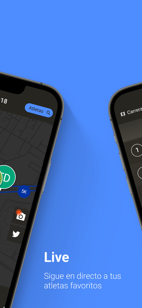 Maraton Lala - マラソン・ララモバイルアプリで、好きなアスリートを追跡するためのリアルタイムマップ。