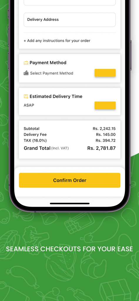 14th Street Pizza Co. - Order checkout screen of 14th Street Pizza Co mobile app showing final price and delivery details