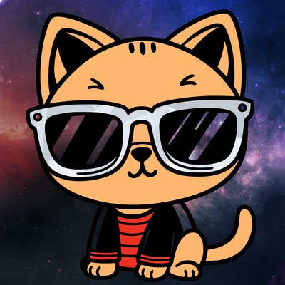 cat with sunglasses
