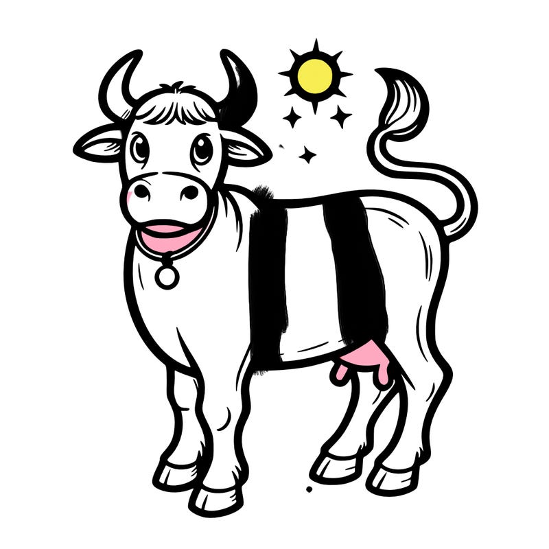 the saturnian-saturnian cow