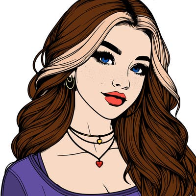 detailed realistic girl