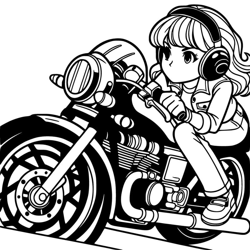 motorcycle girl