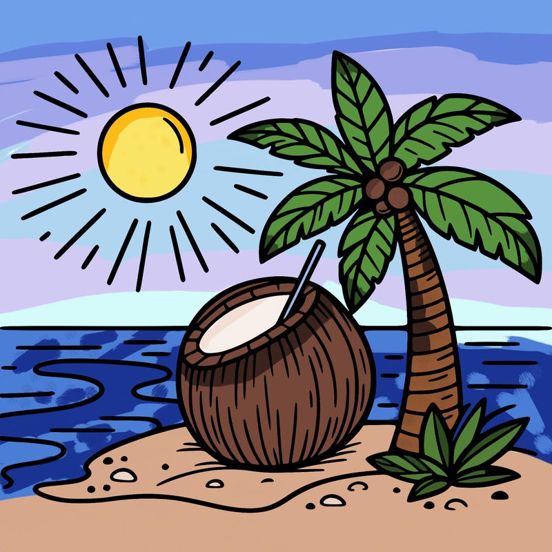 summer  coconut