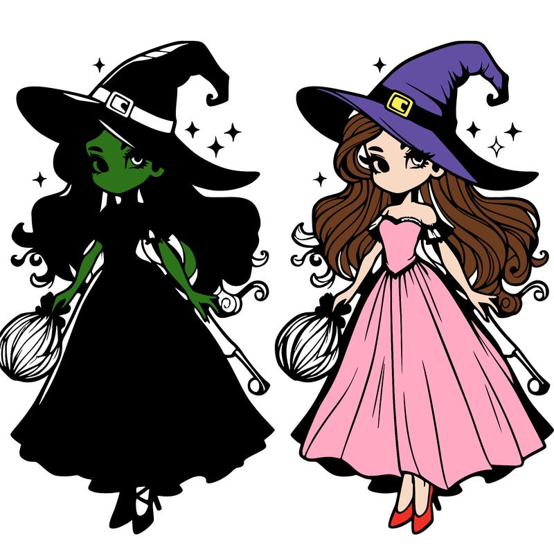 beautiful wicked witch. from wicked