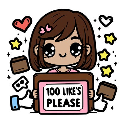 100 like’s please