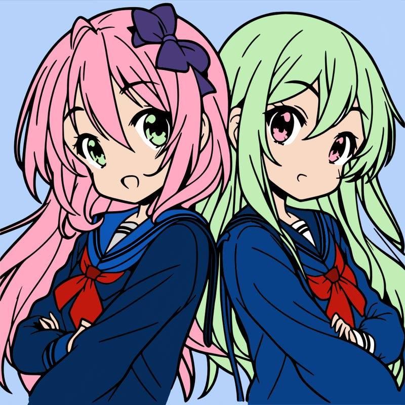 two anime girls