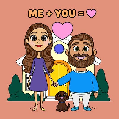 me plus you equals❤️