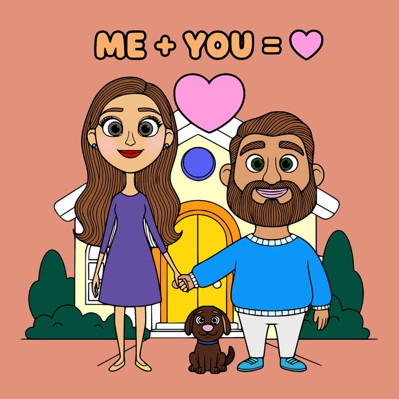 me plus you equals❤️