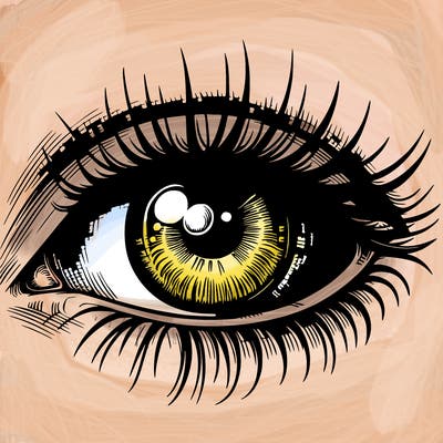 realistic eye.