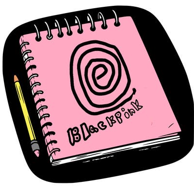 a blank sketch pad