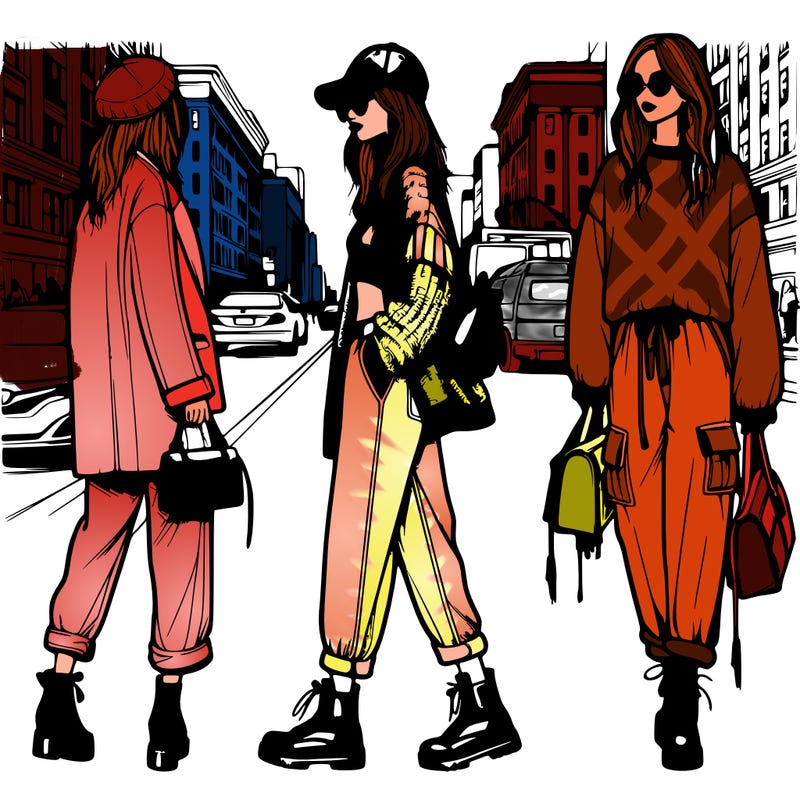 street style fashion realistic girl