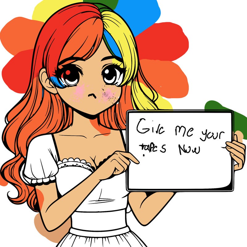 realistic pretty girl holding blank sign