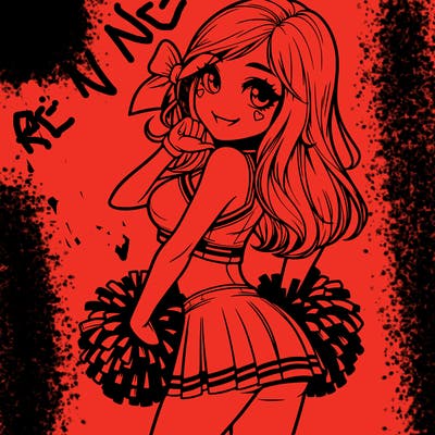 realistic cheerleader