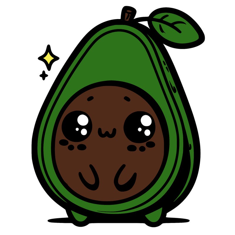 cute avocado