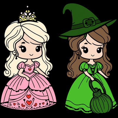 princess as a witch