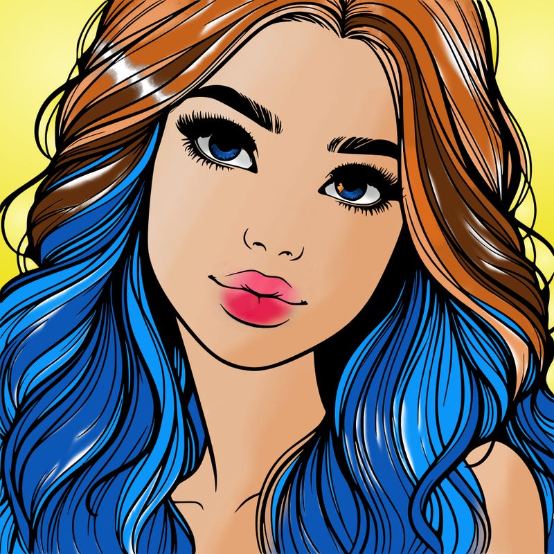 beautiful realistic girl