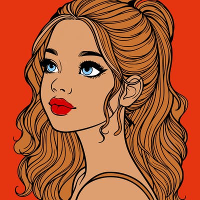 beautiful realistic girl