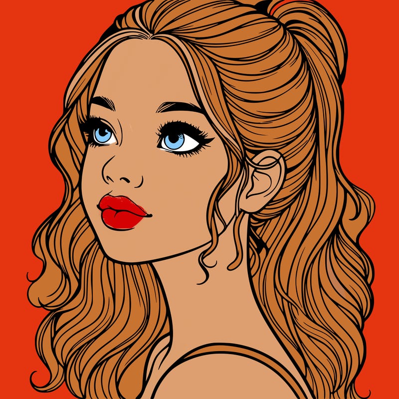 beautiful realistic girl