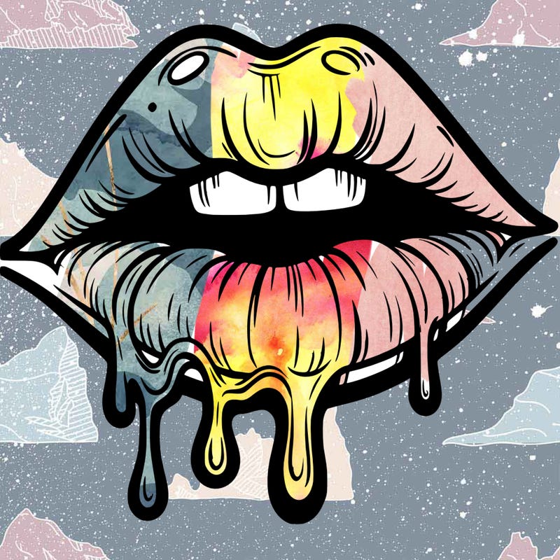 lips that look realistic and drip