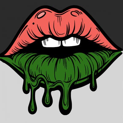 lips that look realistic and drip