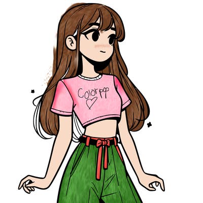 girl in a cute crop top