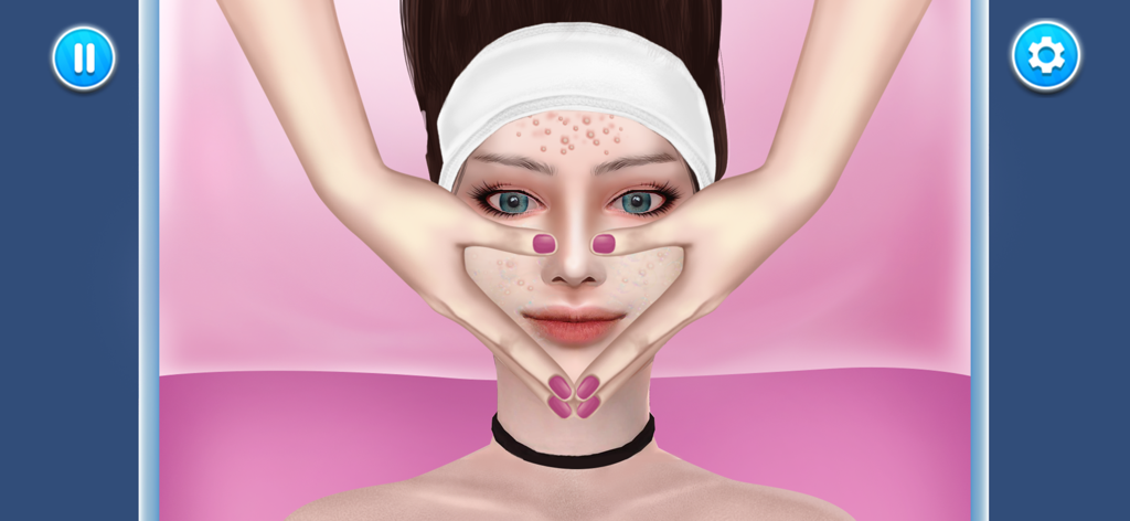 ASMR Hospital : Doctor Games - Facial skincare treatment and massage in ASMR Hospital doctor game