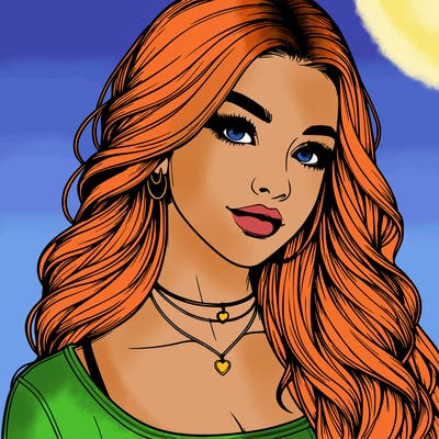 detailed realistic girl