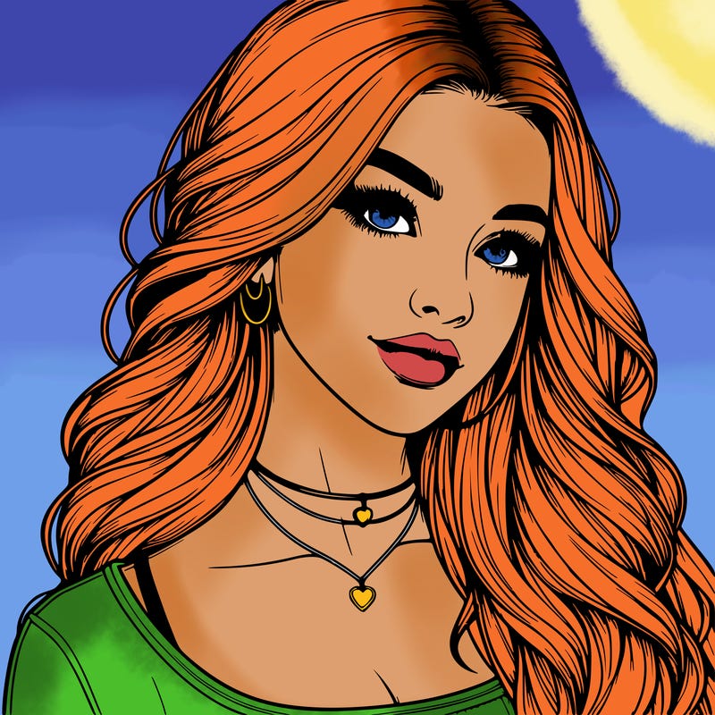 detailed realistic girl