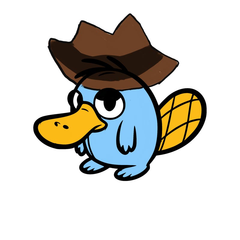 perry the platypus from phineas and ferb