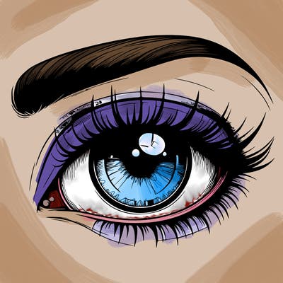 realistic eye