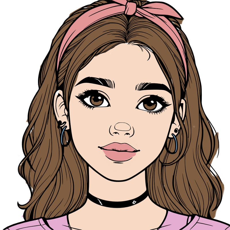 realistic teenage girl