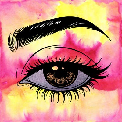 eye closed realistic