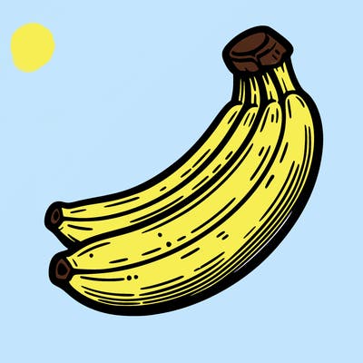 a banana