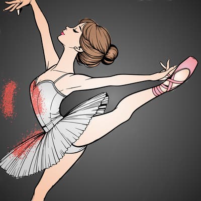 realistic ballerina
