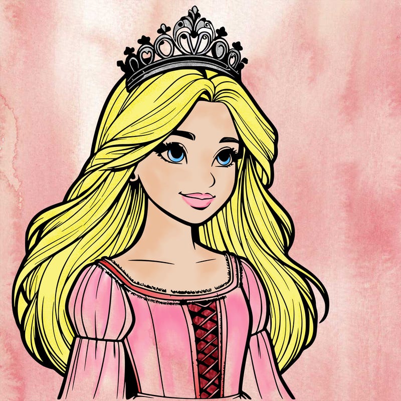 a realistic medieval princess with a tiara