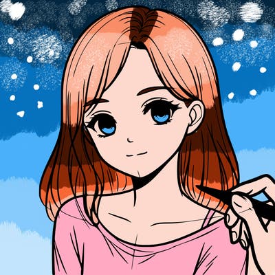 draw a realistic girl