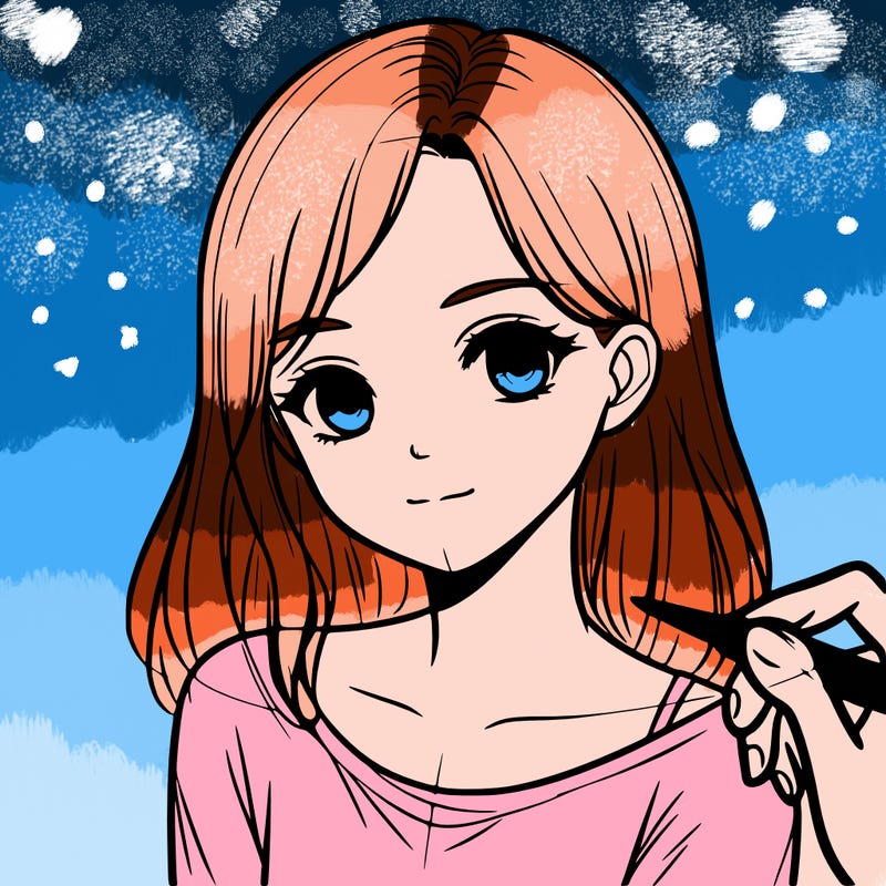 draw a realistic girl