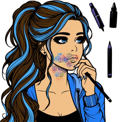 realistic teenage pretty