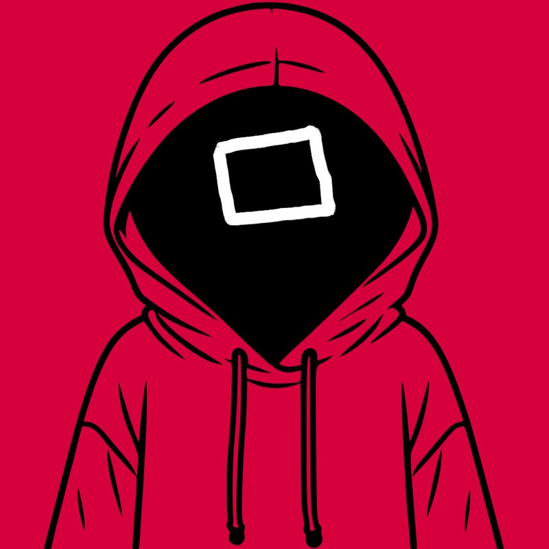 faceless girl in hoodie