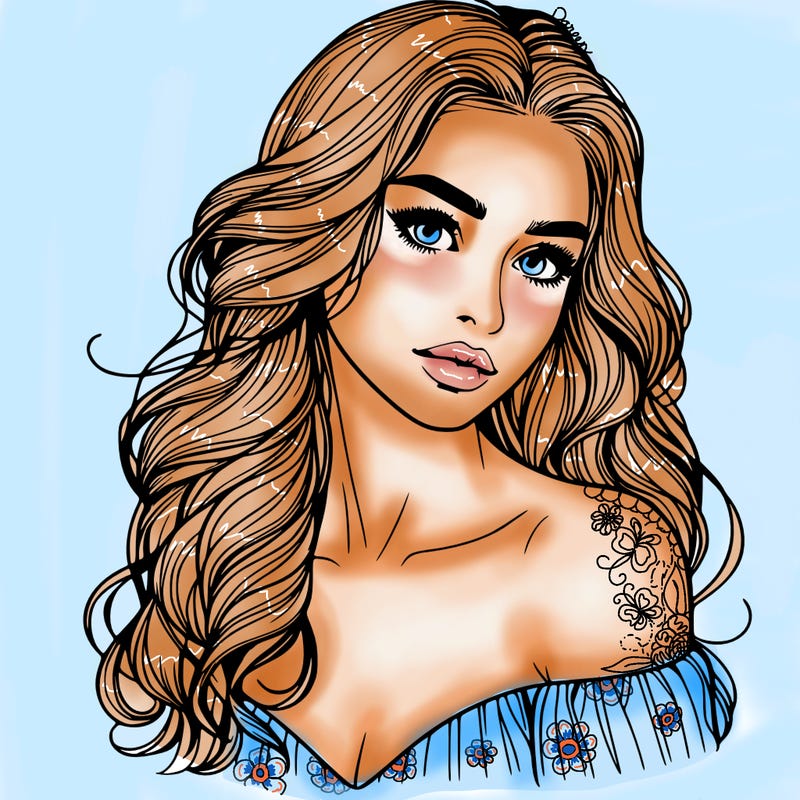 beautiful realistic girl