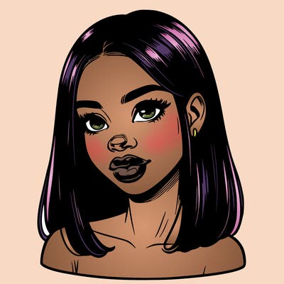 realistic black girl