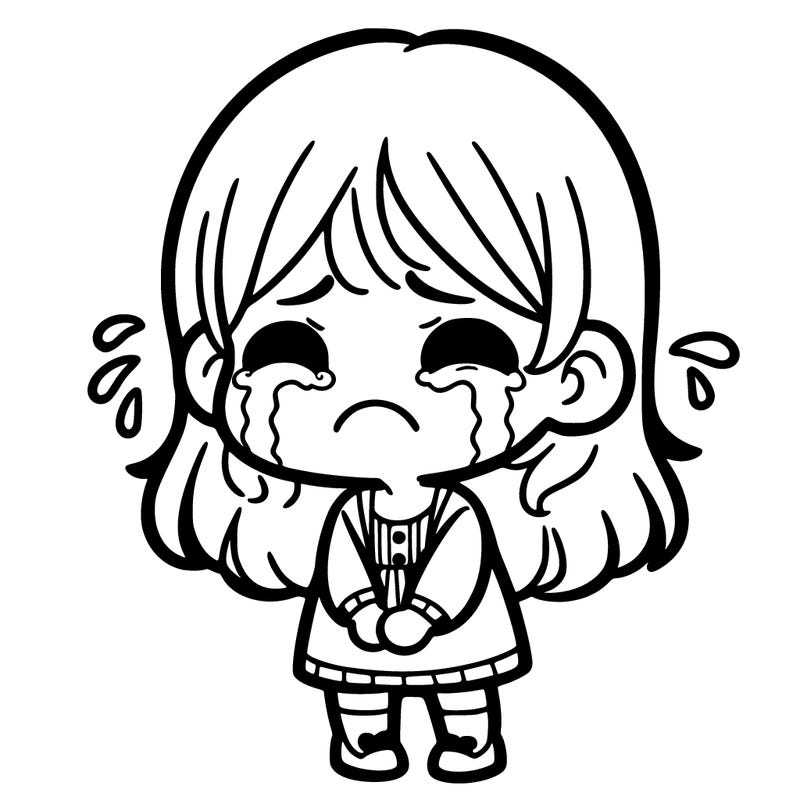 crying girl