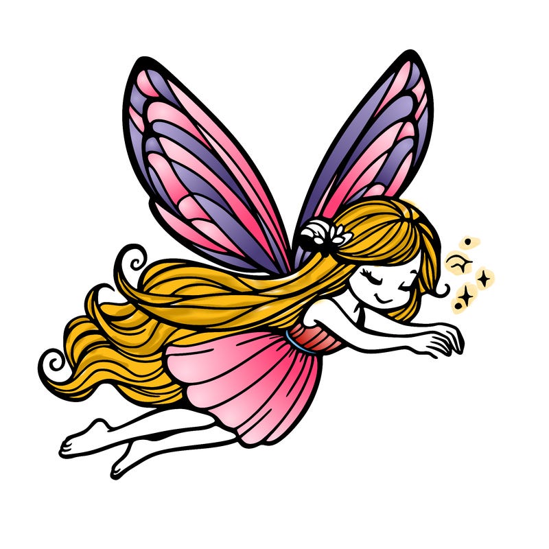 a flying fairy