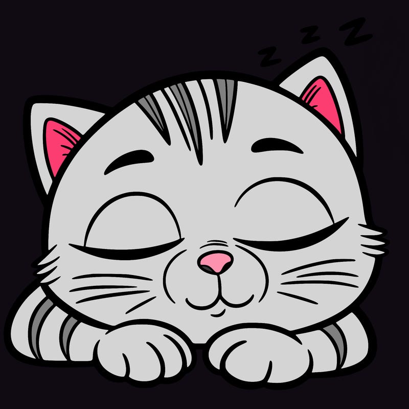 sleepy cat