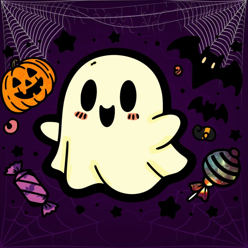halloween cute little ghost