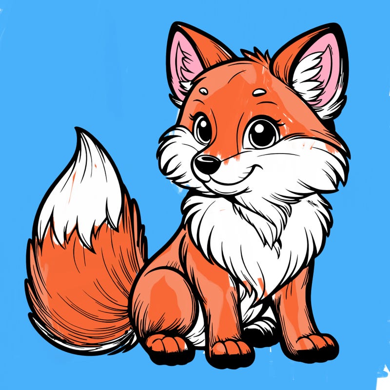 realistic fox