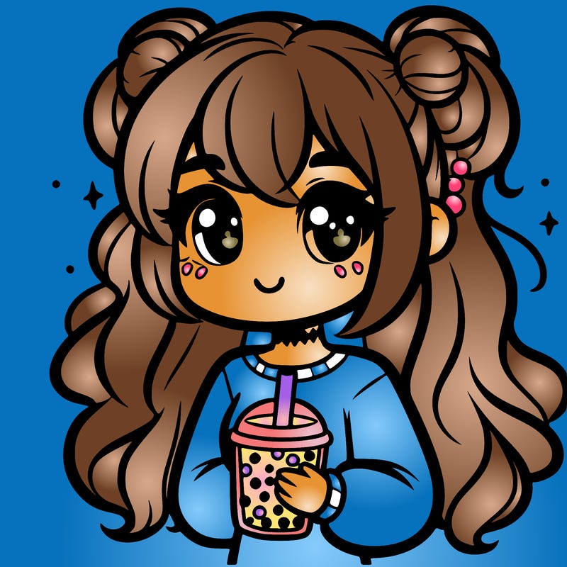 girl with boba