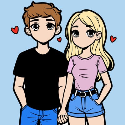 boyfriend and girlfriend