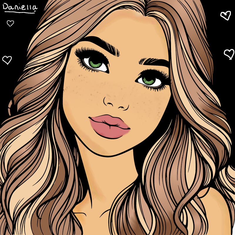 beautiful realistic girl