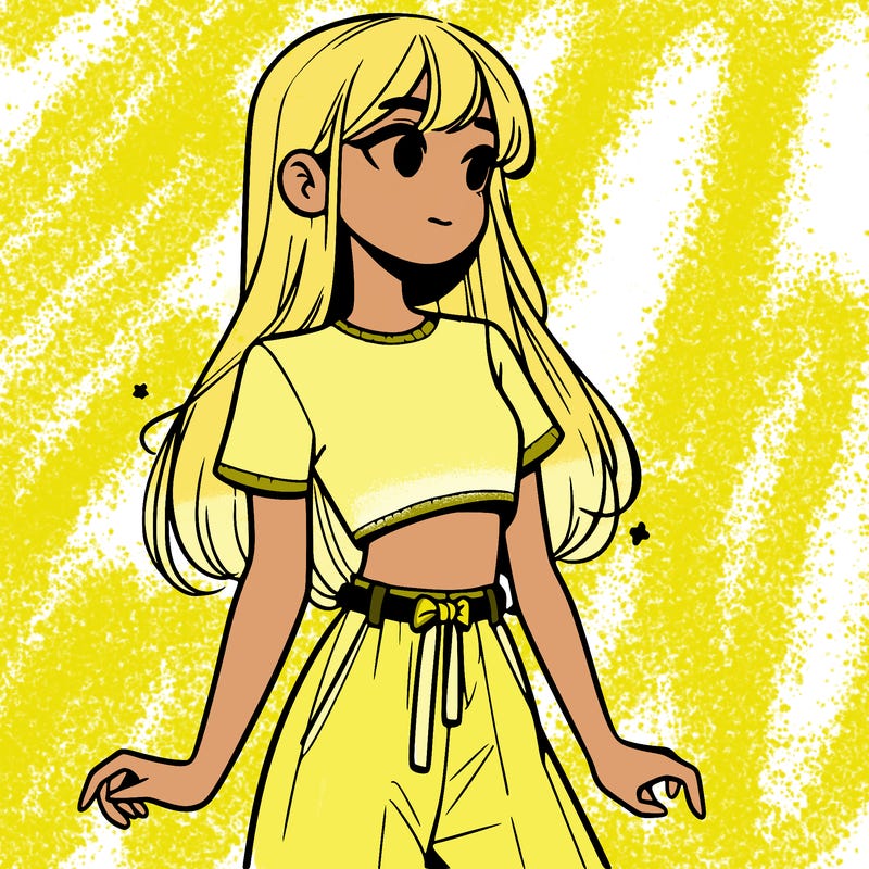 girl in a cute crop top